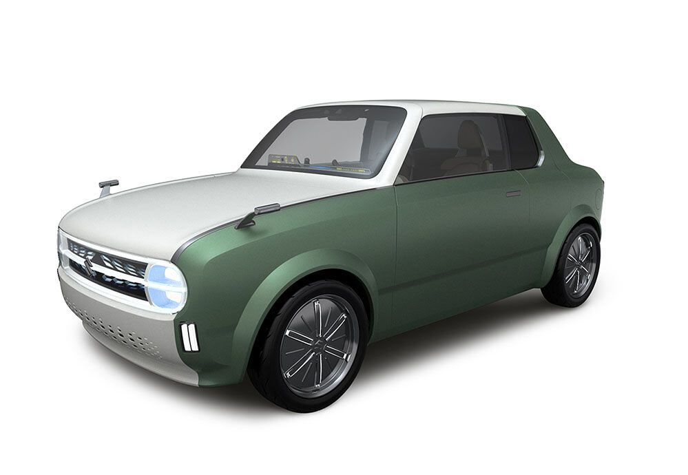 El Suzuki Waku tiene un diseño vintage pero una fuerte dotación tecnológica (Prensa Suzuki)