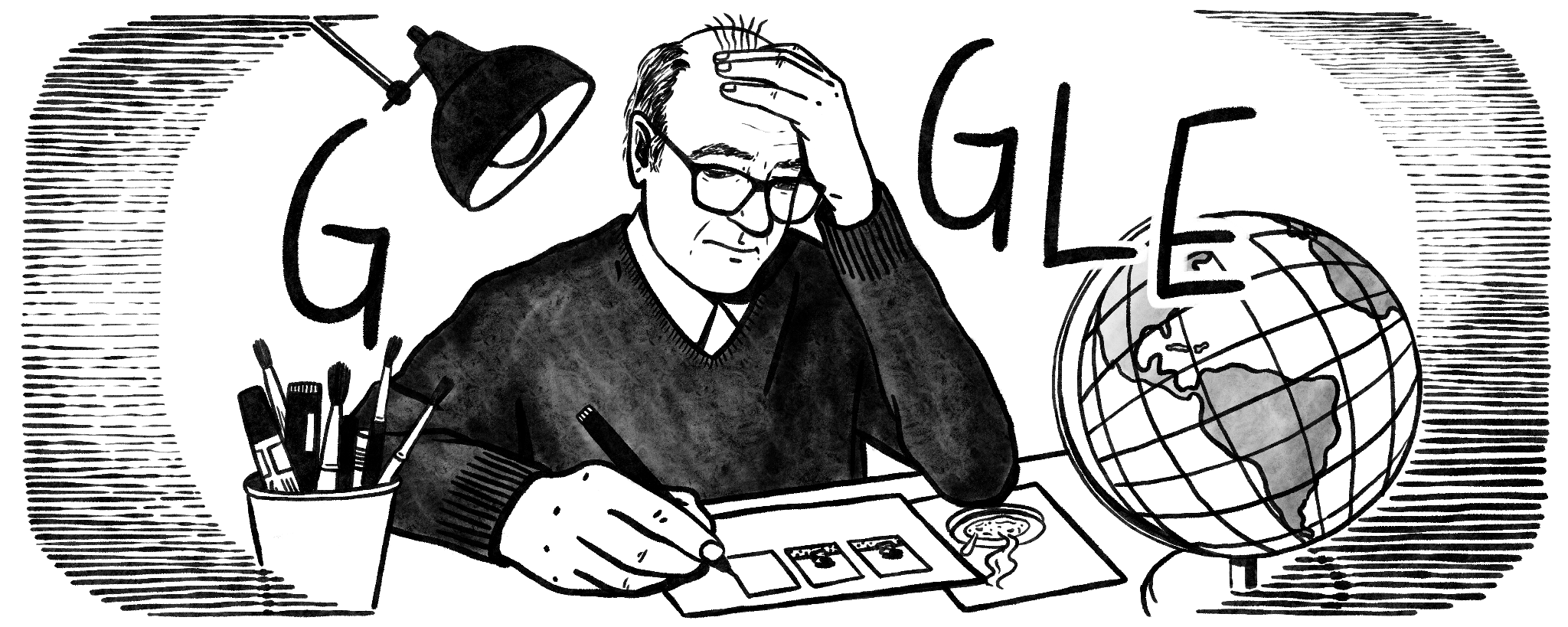 Google homenajea a Quino con este doodle