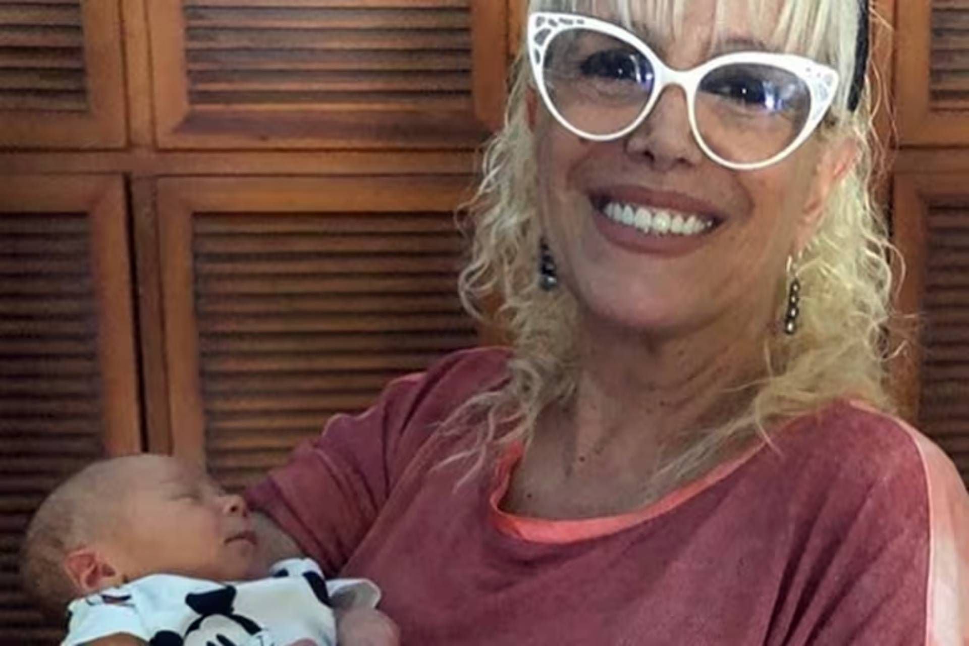 Valeria Lynch y su nieto Benicio