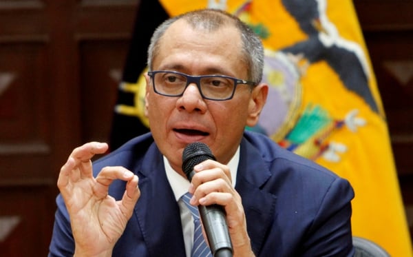 El ex vicepresidente ecuatoriano Jorge Glas, en prisión por corrupción
