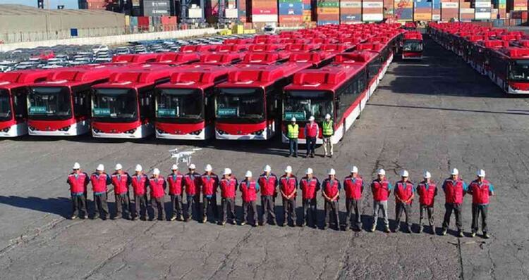 En Chile ya se integraron 102 buses elÃ©ctricos a la red de transporte pÃºblico de Santiago (Transantiago)