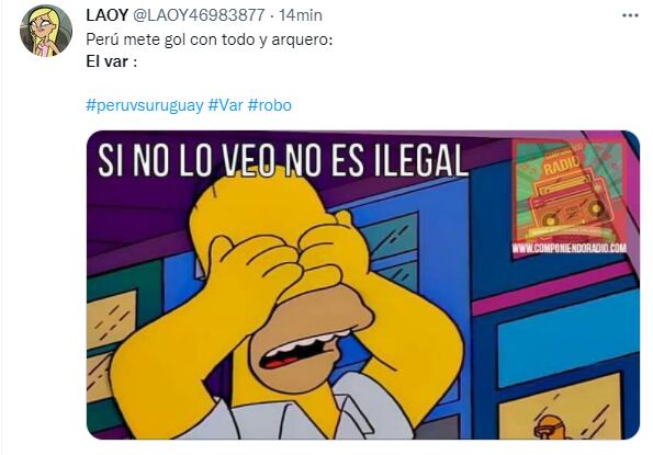 Peruanische Fans explodieren in den sozialen Medien, um Tore zu erzielen, die nicht der Nationalmannschaft zuzuordnen sind.