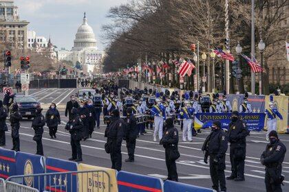 Foto del desfile inaugural de Joe Biden. Foto: REUTERS/Allison Shelley