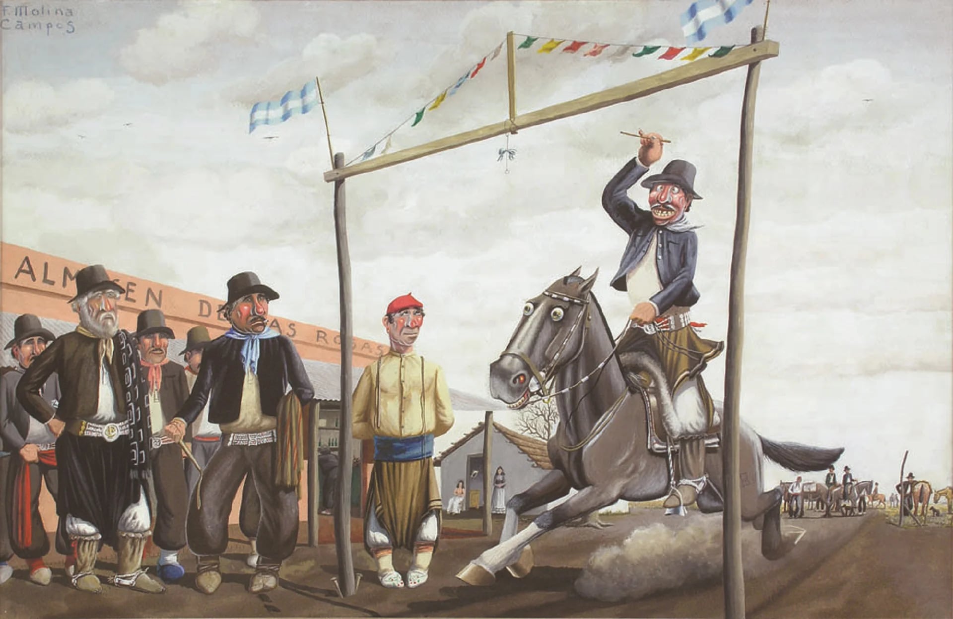 "La corrida de sortijas", de Florencio Molina Campos