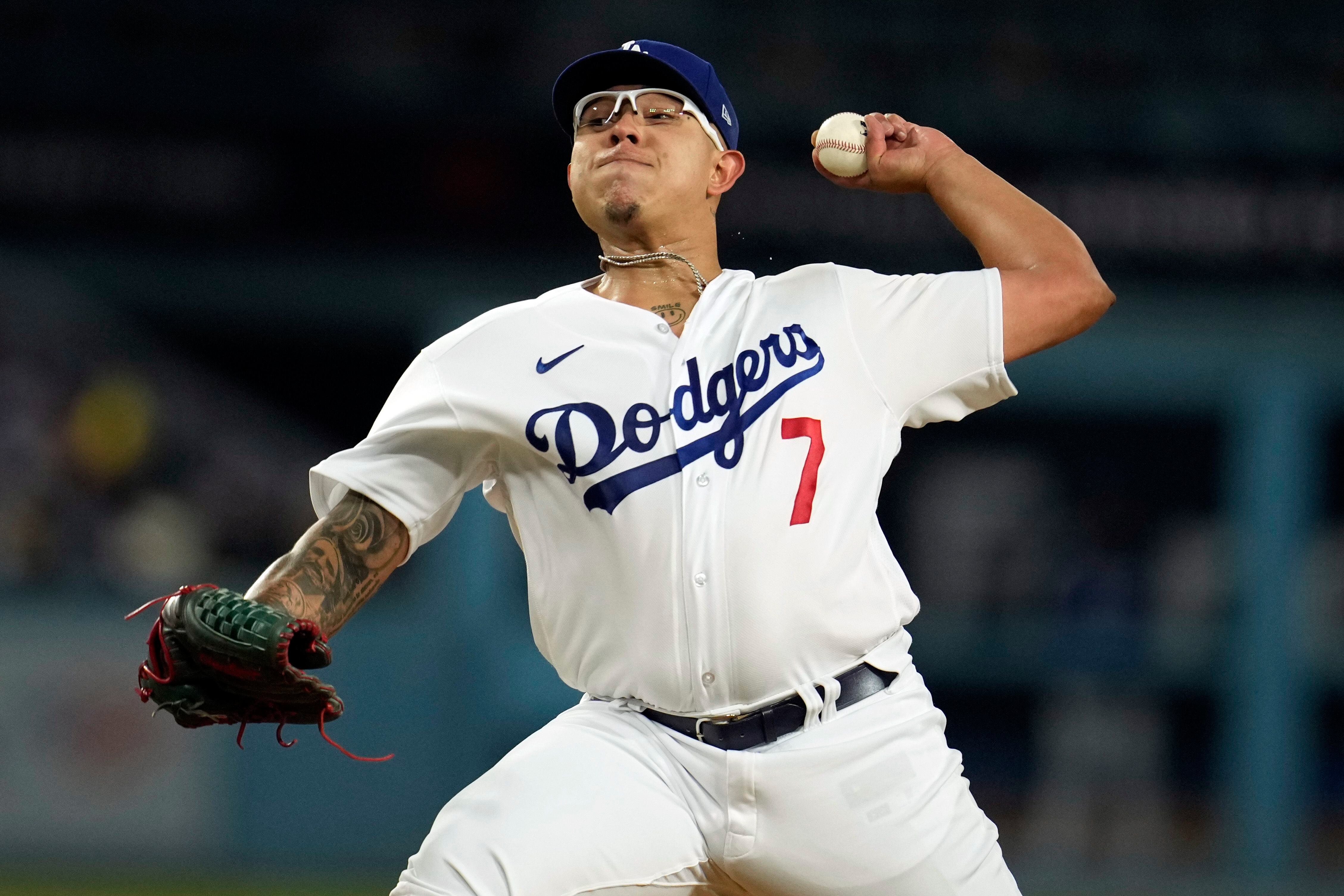Julio Urías no renovó contrato con Los Dodgers para 2024, así que desde finales del 2023 es agente libre (AP Foto/Marcio José Sánchez)