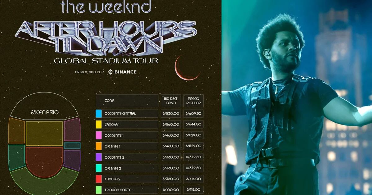 The Weeknd in Peru: When does the pre-sale and sale of tickets for the concert start?