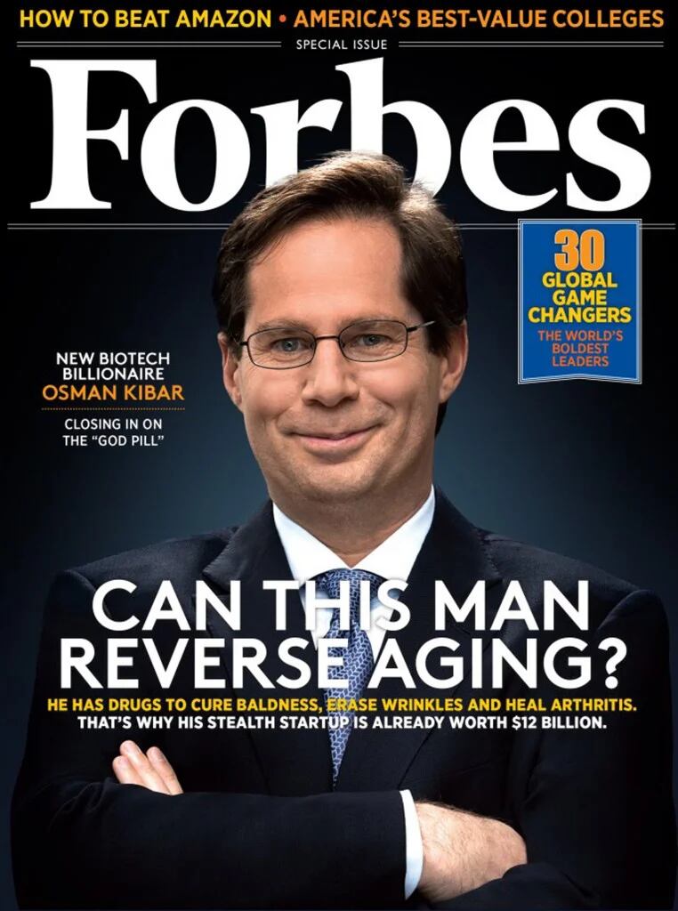 Osman Kibar, en la portada de la revista Forbes (Forbes)