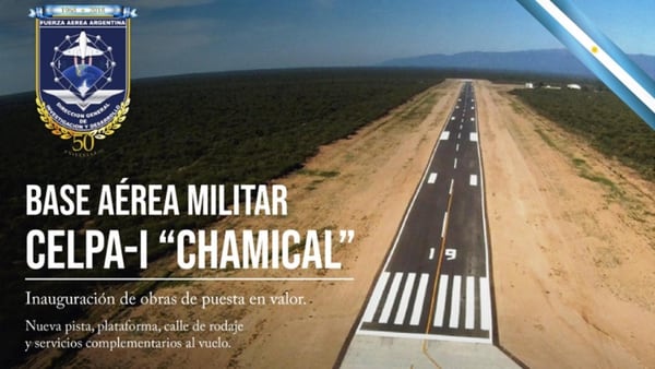 Resultado de imagen para la Fuerza AÃ©rea Argentina reabriÃ³ la base aÃ©rea "Chamical"