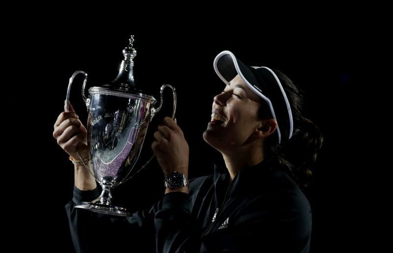 Su último título fue en las WTA Finals de 2021, donde venció a Kontaveit en la final jugada en Guadalajara, México. REUTERS/Henry RomeroREUTERS
