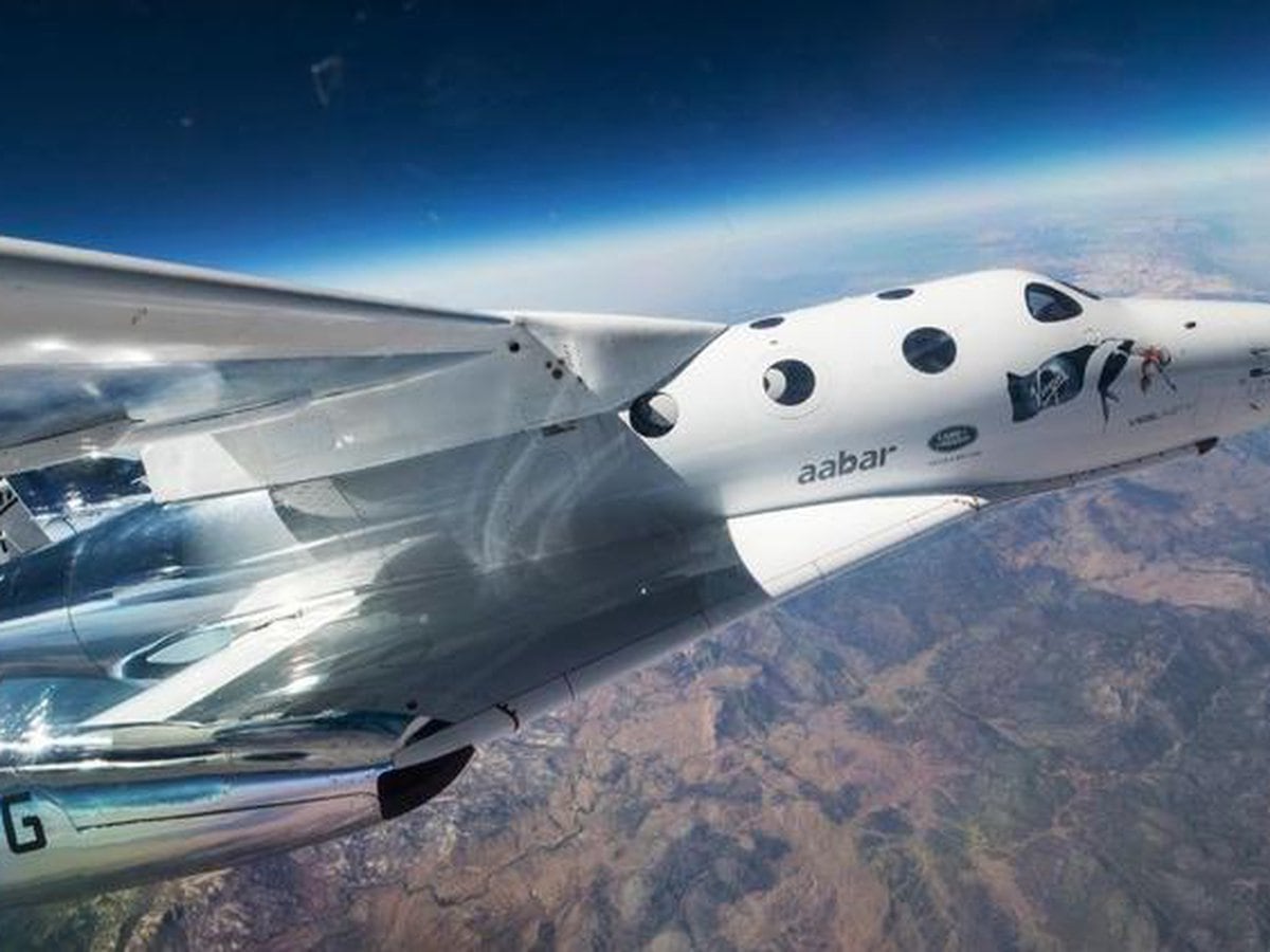 SpaceShipTwo de Virgin Galactic.