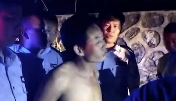Yang Zanyun, el conductor de 54 años que fue arrestado por la policía (AP)