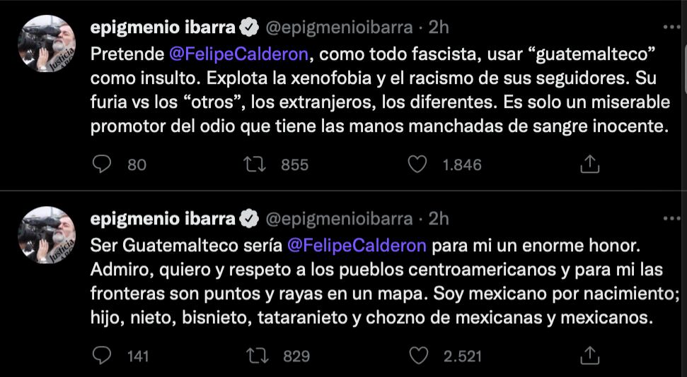 Epigmenio Ibarra Felipe Calderón xenophobia