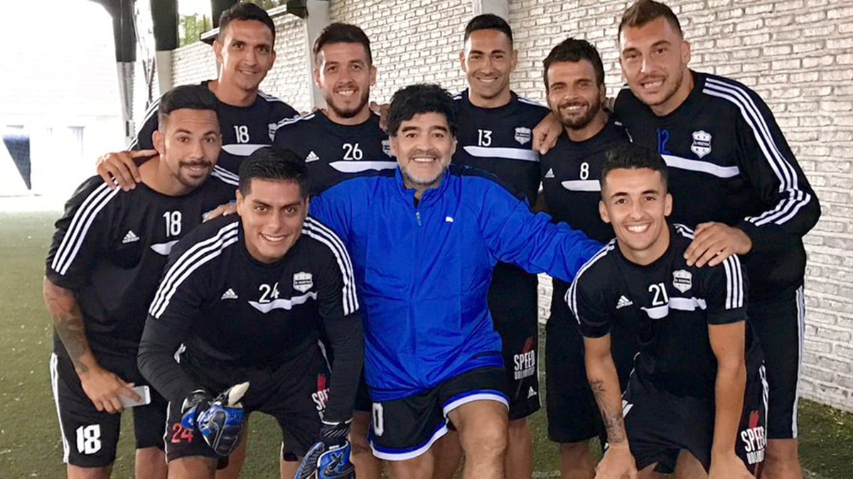 El gesto de Diego Maradona para beneficiar a Deportivo Riestra