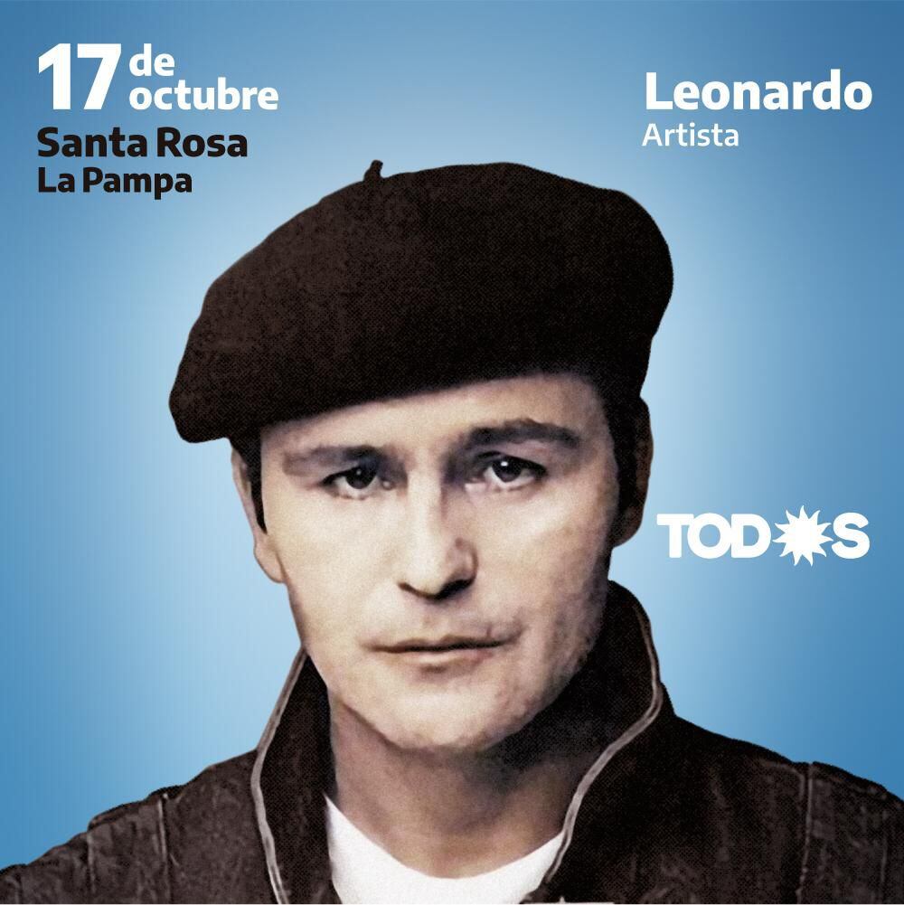 Leonardo es Leonardo Favio, director de "Perón, sinfonía de un sentimiento"