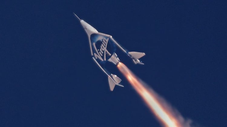 Virgin Galactic alcanzó los 82,7 kilómetros de altura en su vuelo espacial