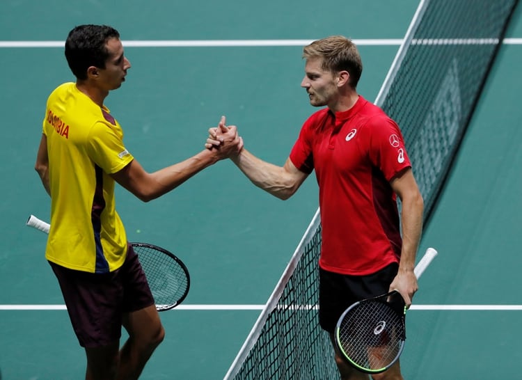  David Goffin venció al colombiano Daniel Elahi Galan Rivero (Reuters)