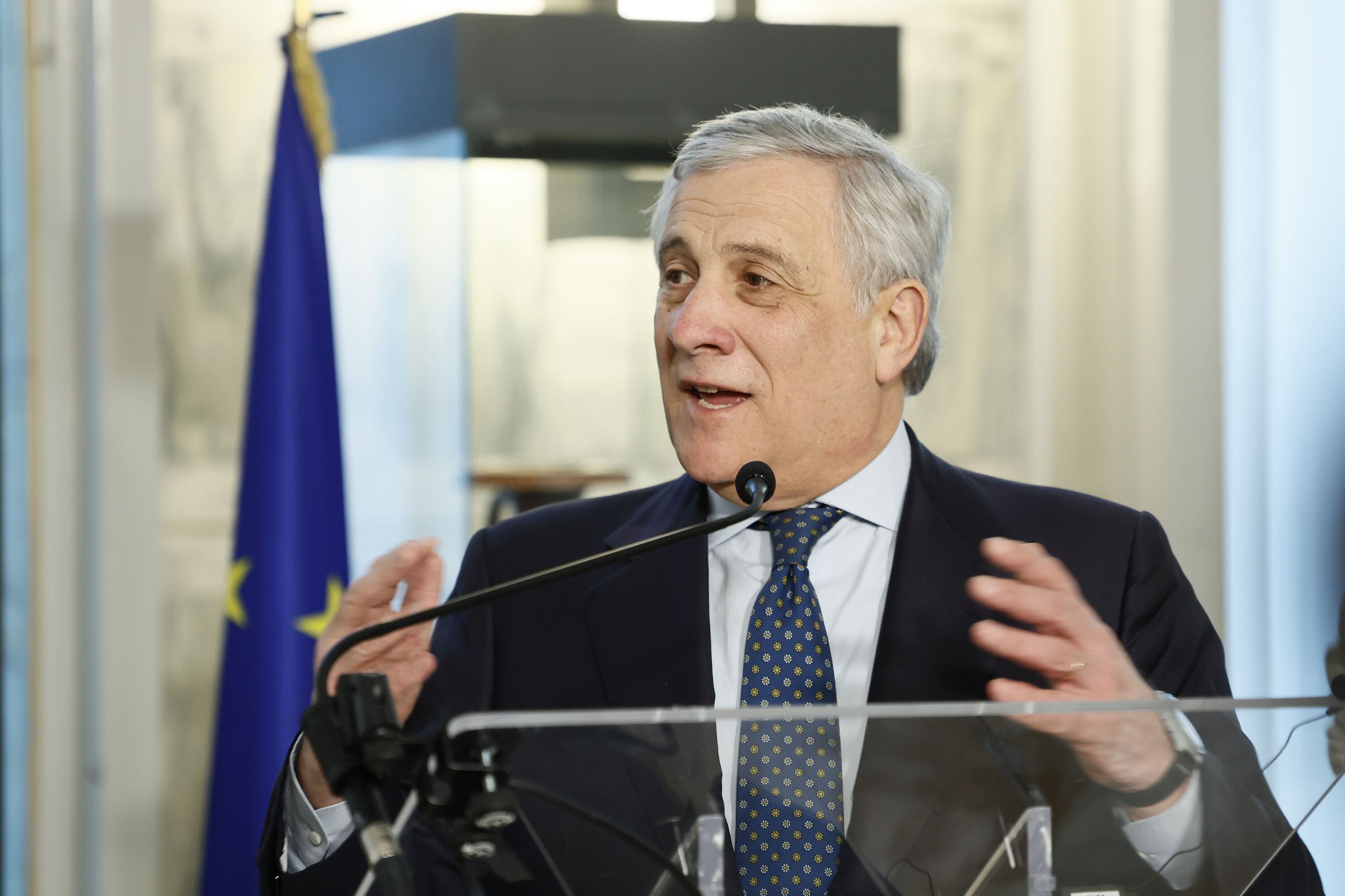 El ministro de Exteriores de Italia, Antonio Tajani (Europa Press)