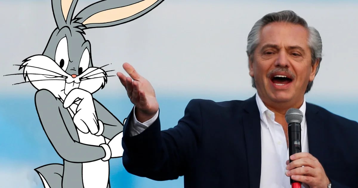 Alberto Fernández: “Los dibujos animados son una forma de control social y Bugs Bunny es un gran estafador”