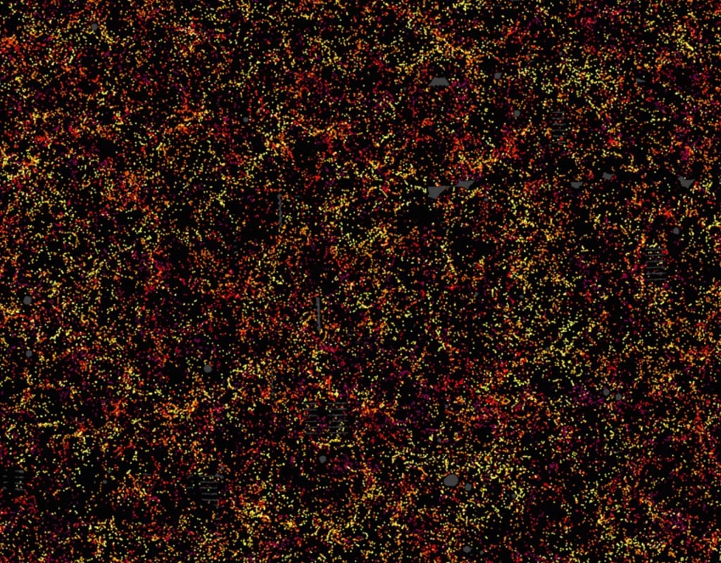 El mapa abarca 1,2 millones de galaxias (Gizmodo)