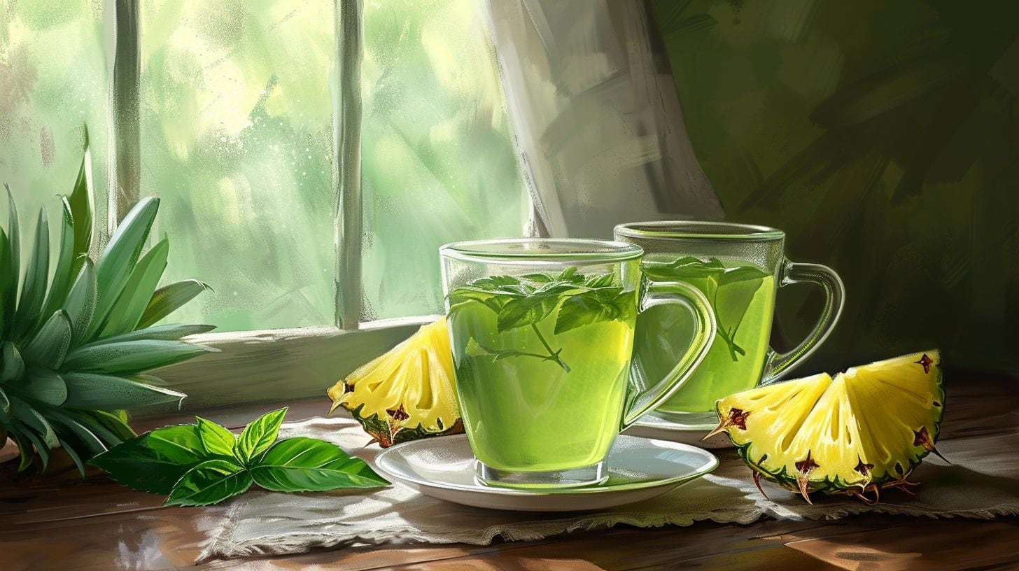 jugo de piña con té verde - (Imagen Ilustrativa Infobae)"