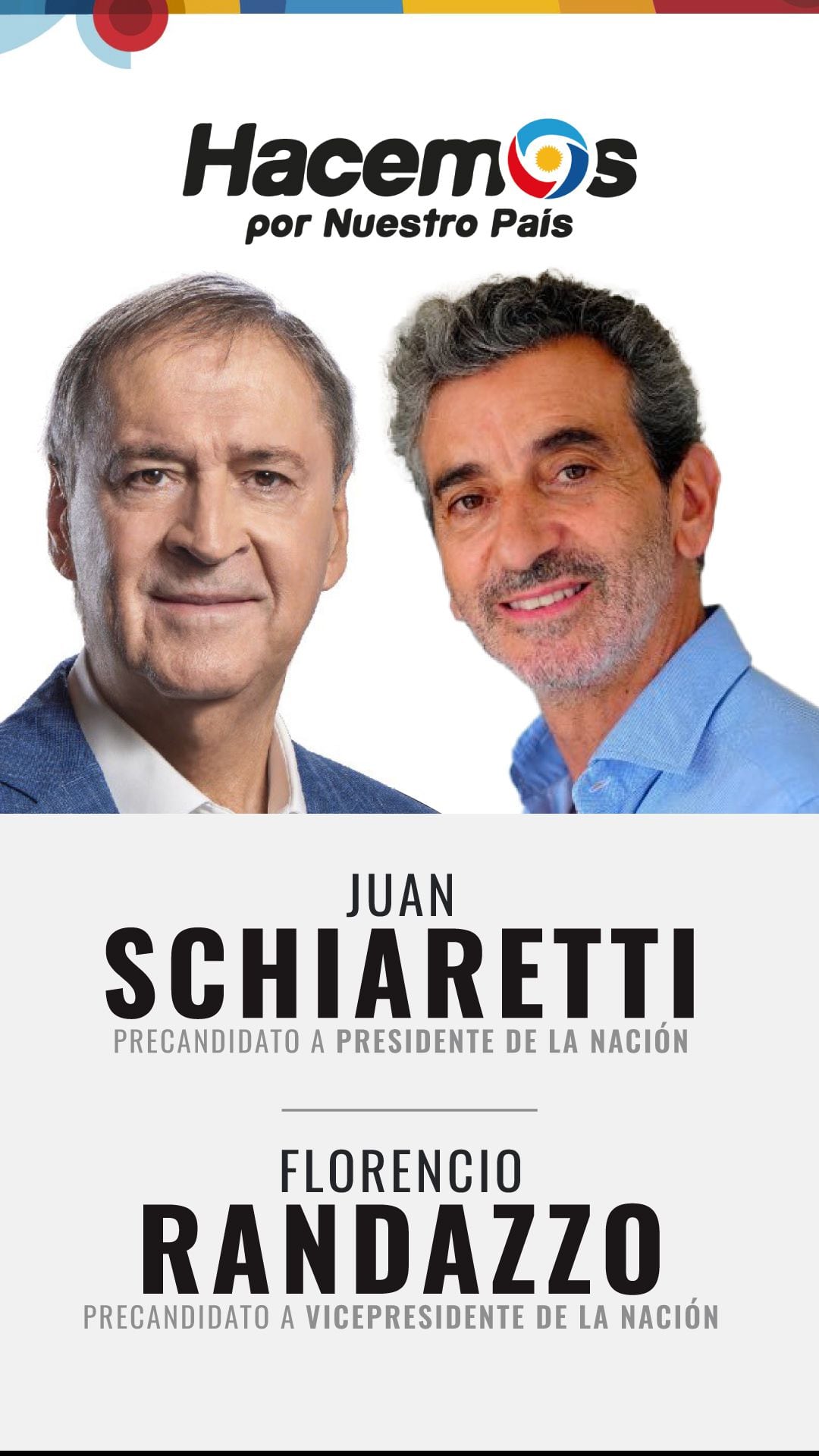 Boletas electorales - Schiaretti y Randazo