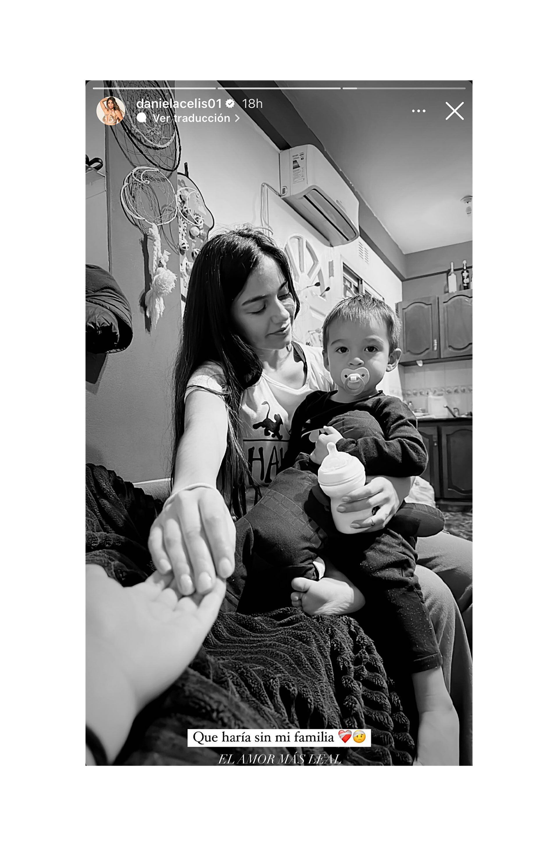 La historia que subió la exparticipante de Gran Hermano y generó incertidumbre en sus fanáticos, el mismo día que Thiago cumplió años (Instagram)