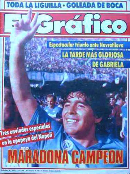 Tapa de la revista El Gráfico