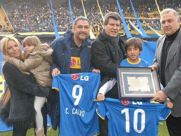 Boca le rindió homenaje a Carlín Calvo - Infobae