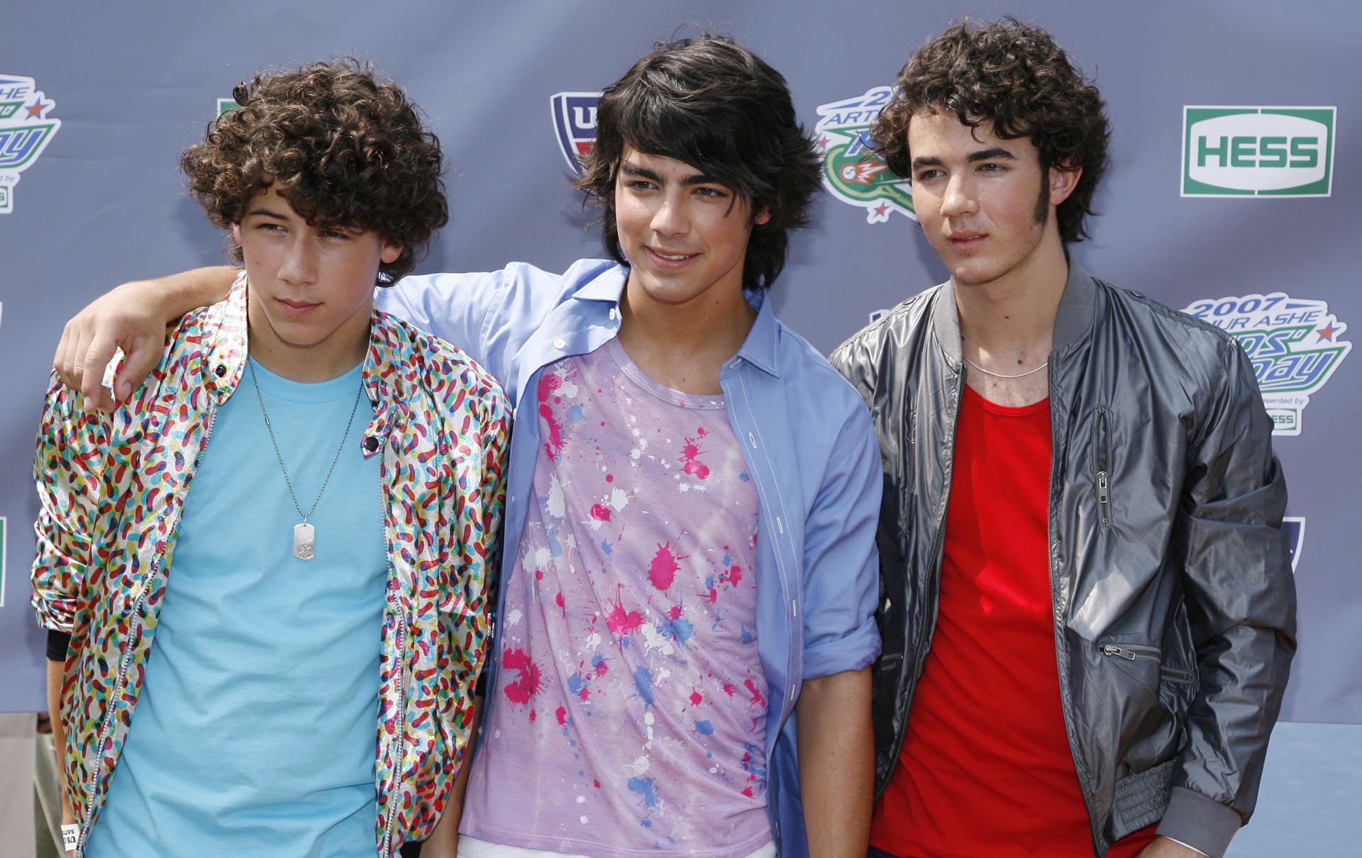 Los Jonas Brothers en 2007 (Crédito: Shutterstock)