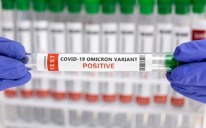 Los sublinajes BA.4, BA.5 y BA.2.12.1. de la variante Ómicron del coronavirus están contribuyendo al aumento de los casos de COVID-19/ REUTERS/Dado Ruvic/Illustration