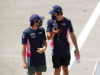 Sergio y Lance pasean por el circuito de Monteló (Foto: Reuters)