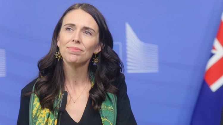 Jacinda Ardern (Nicolas LandemardLe Pictorium/ Le Pictorium Agency vía Zuma/ Shutterstock)