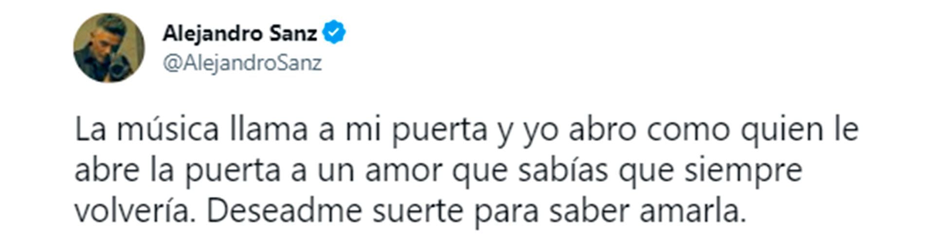 Alejandro Sanz generó preocupación entre sus seguidores