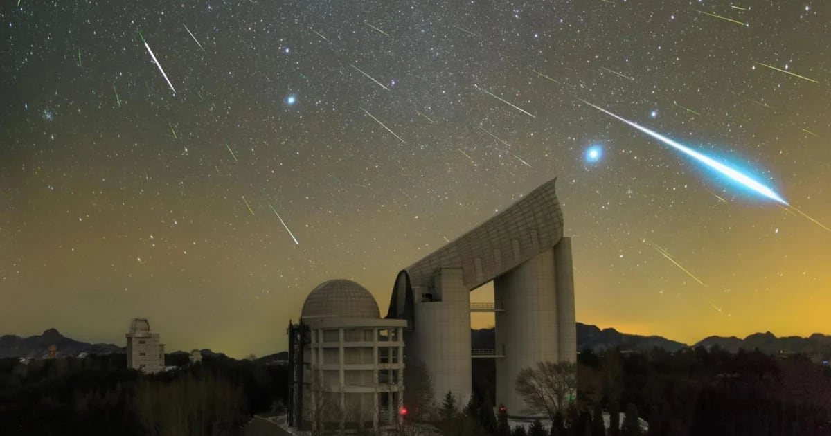 Etta-Aquarit-Meteorschauer, Überreste des Halleyschen Kometen, an diesem Wochenende von der Erde aus sichtbar