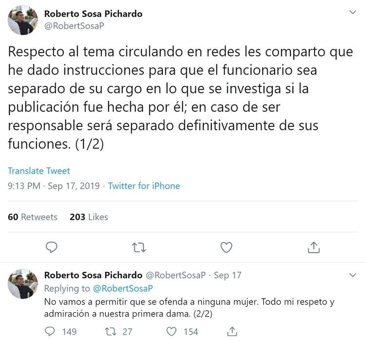 Roberto Sosa Pichardo, presidente municipal de Corregidora, anunciÃ³ que Carlos Alberto EcheverrÃ­a serÃ­a separado de su cargo (Foto: Twitter)