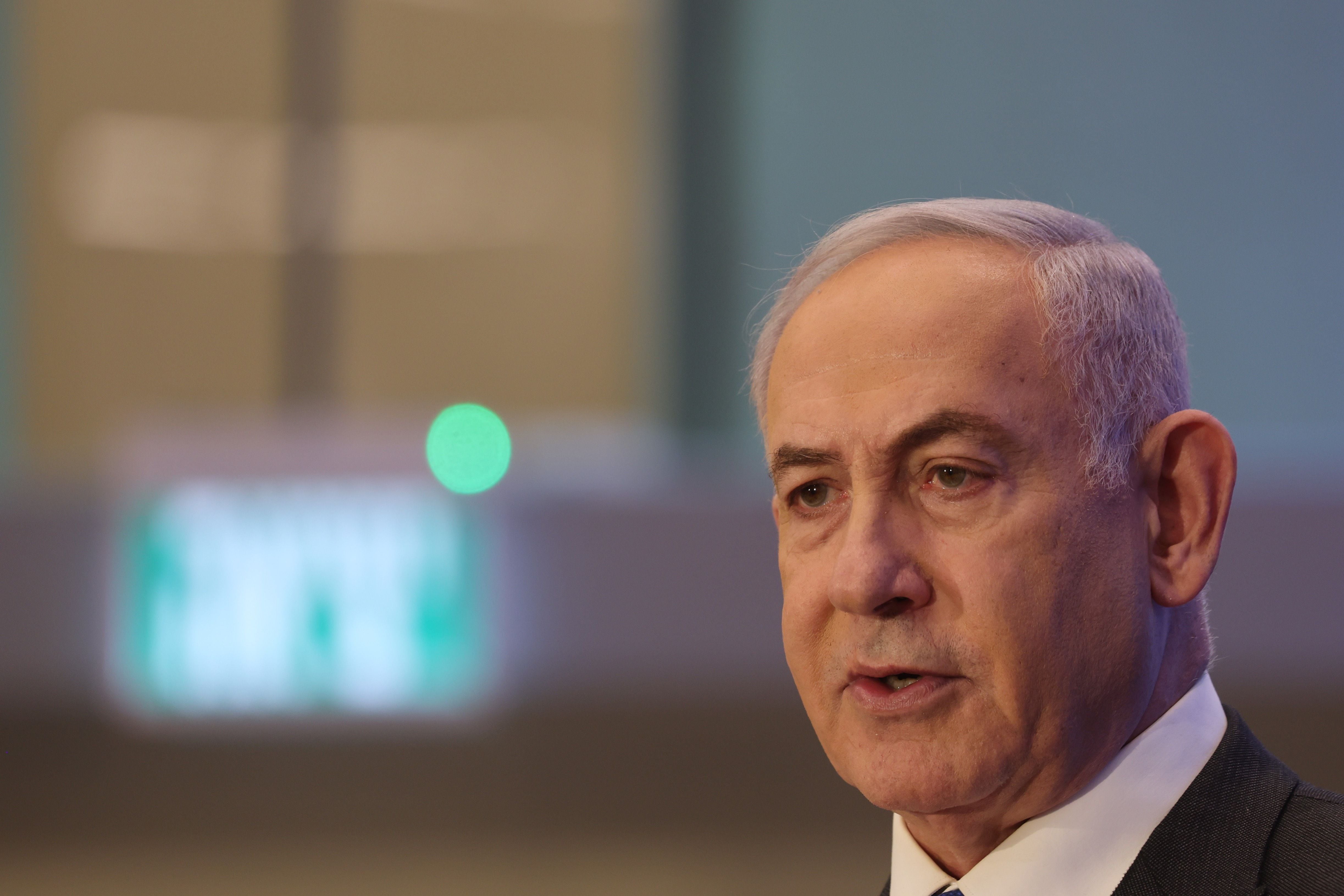 Imagen de archivo del primer ministro de Israel, Benjamín Netanyahu (EFE/EPA/ABIR SULTAN ANP)