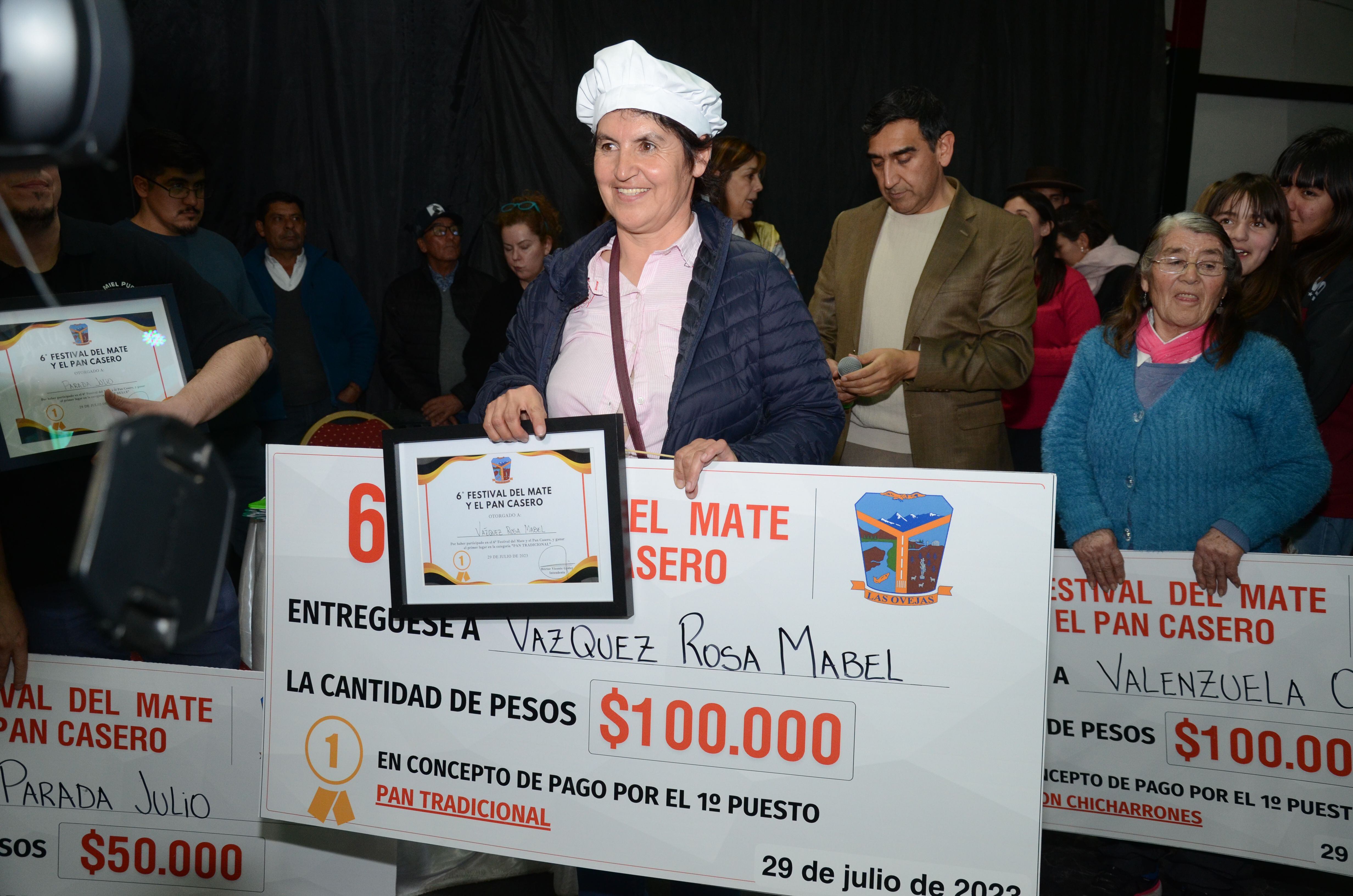 Rosa Mabel Vázquez tiene 45 años y resultó ganadora: fue la primera vez que participó del Festival del Mate y el Pan Casero