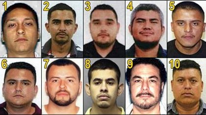 Todos son considerados como generadores de violencia y pertenecen a las facciones criminales que operan tanto en la frontera estadounidense como la mexicana (Foto: Twitter/@cspsebusca)