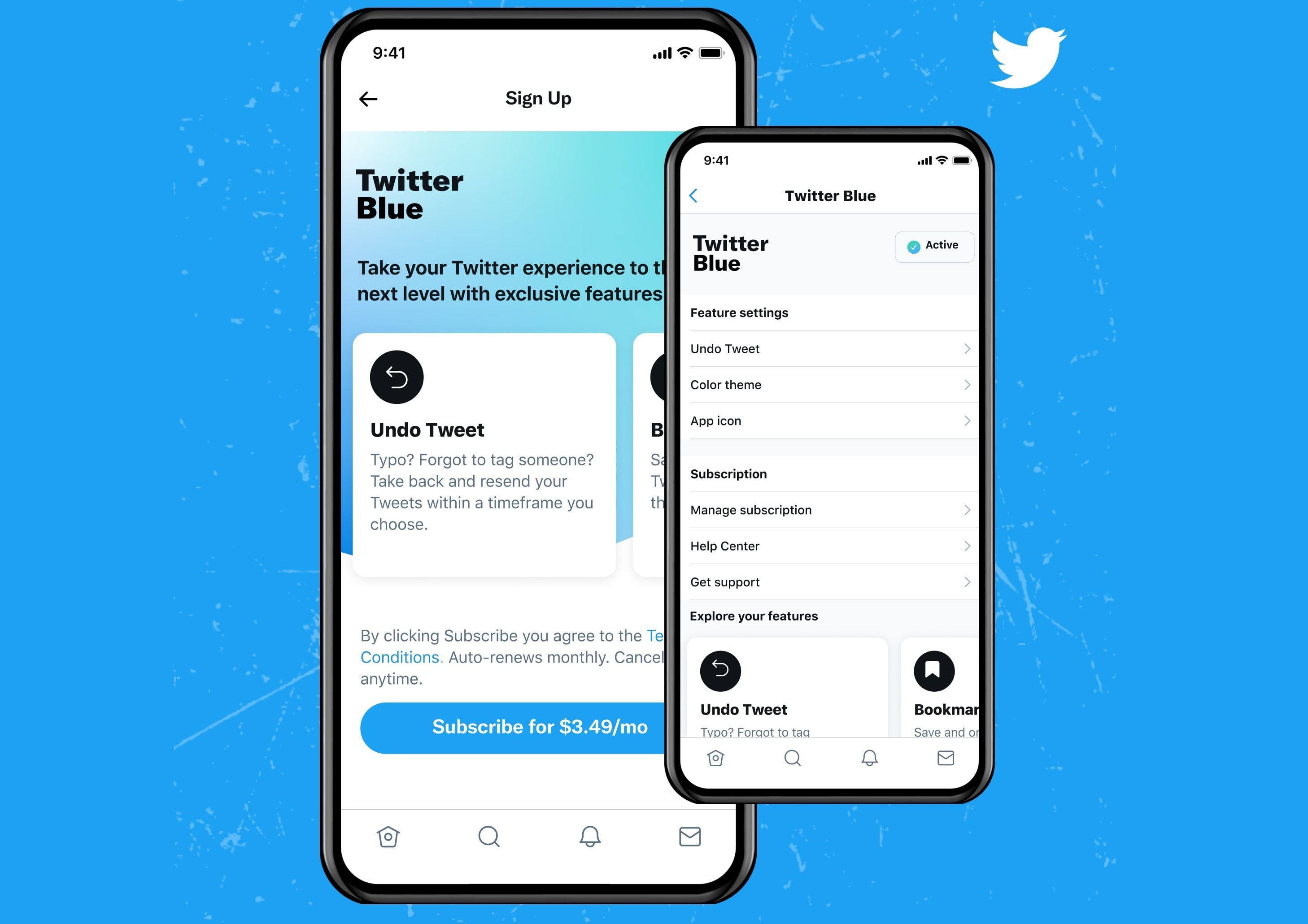 03-06-2021 Servicio de pago Twitter Blue.



Twitter ha confirmado su servicio de pago Twitter Blue, con el que ofrece funciones adicionales a las que se encuentran en la versión gratuita, que desde este jueves ha empezado a estar disponible para los usuarios de Australia y Canadá.



POLITICA INVESTIGACIÓN Y TECNOLOGÍA

TWITTER OFICIAL

