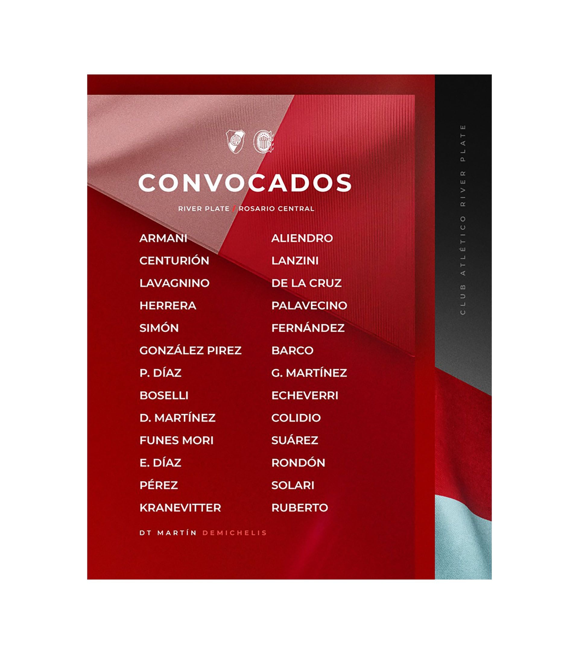 Convocados River Plate