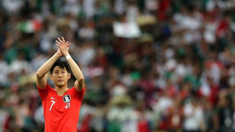 Heung-Min Son fue la figura de Corea del Sur en el Mundial de Rusia 2018 (Getty Images)