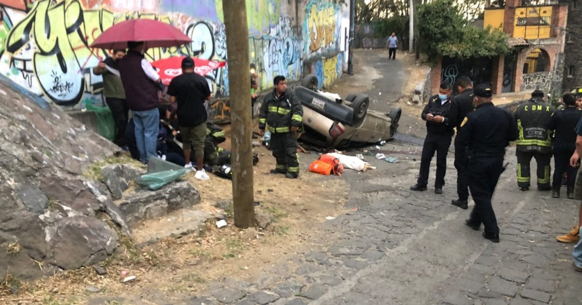 Accident in Tlalpan, on Mexico-Cuernavaca, left two dead