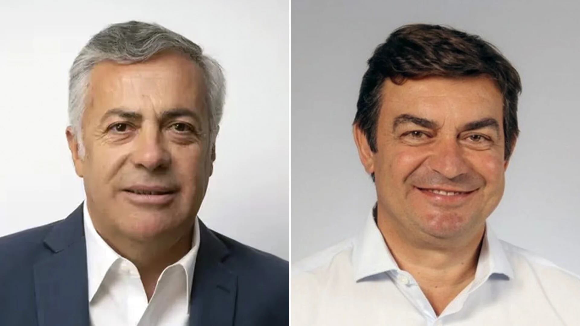 Alfredo Cornejo y Omar De Marchi, candidatos a gobernador de Mendoza