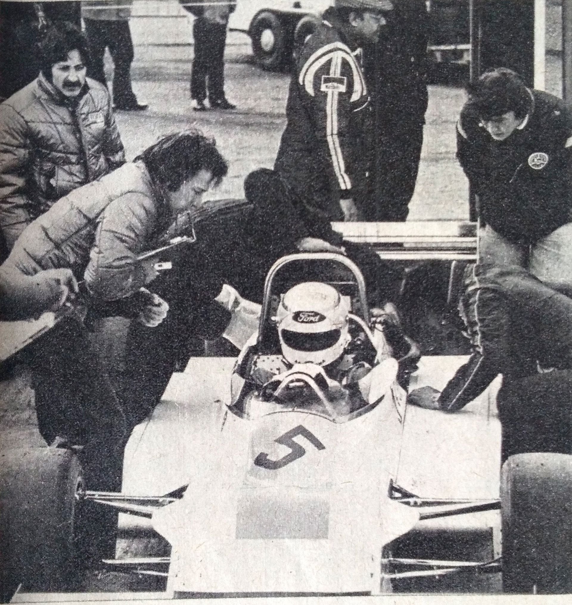 Traverso en la Fórmula 2 Europea 1979.