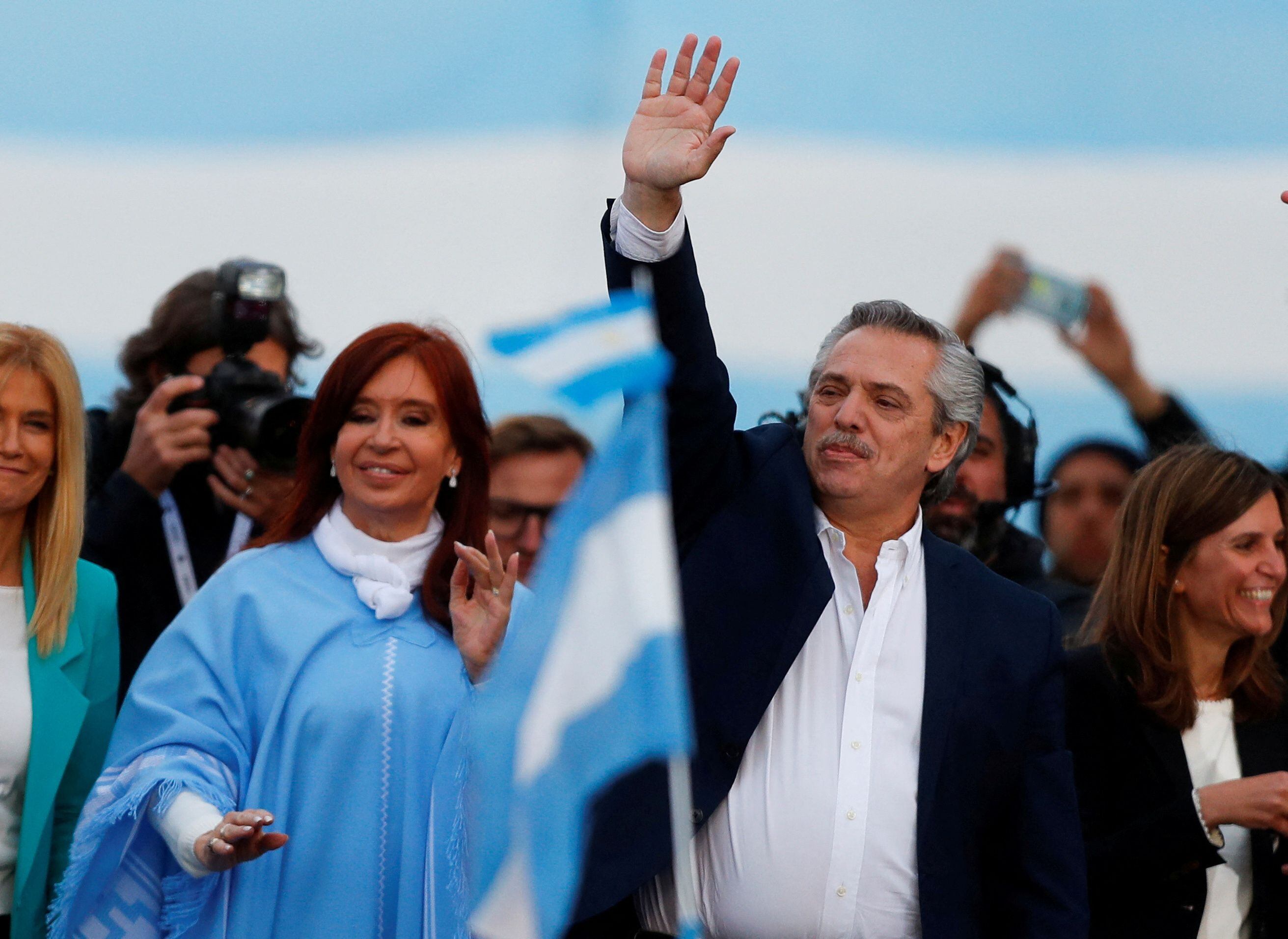 Otros tiempos. Alberto Fernández y Cristina Kirchner juntos en un acto. ¿Se repetirá la imagen el 25 de mayo?