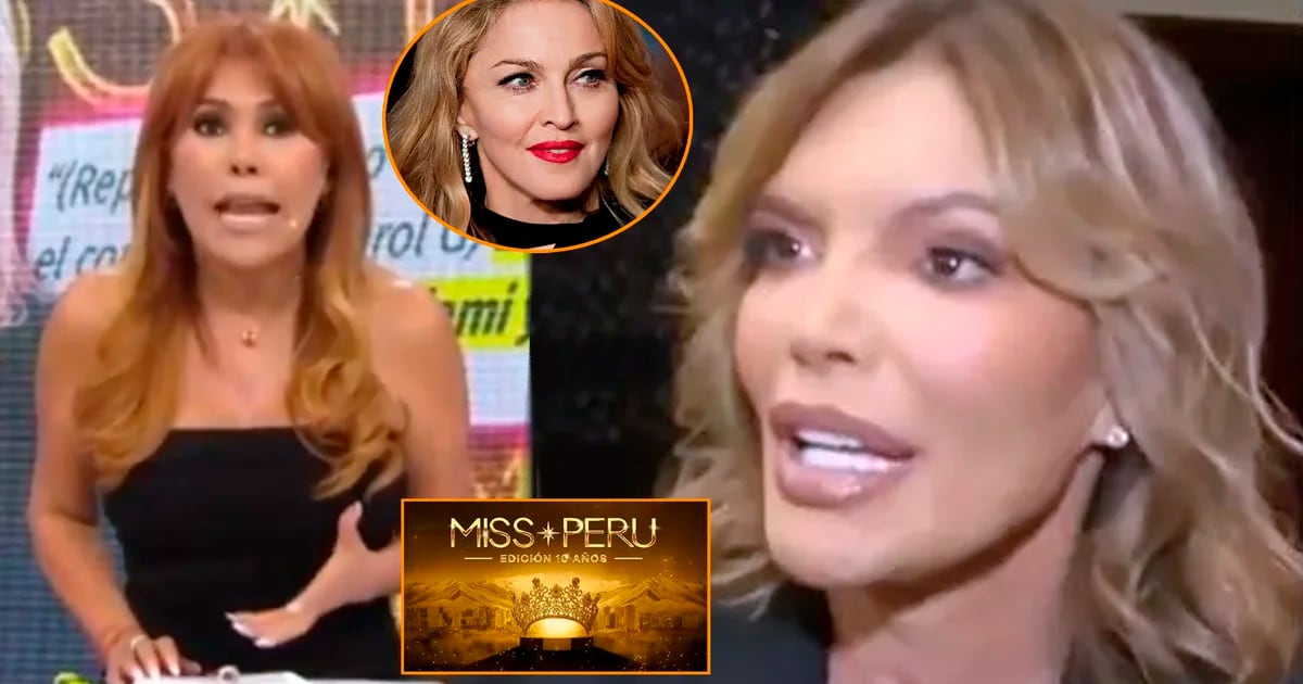 Magaly Medina assaults Jessica Newton by evaluating the Miss Peru present with Madonna: “You crossed your limits”