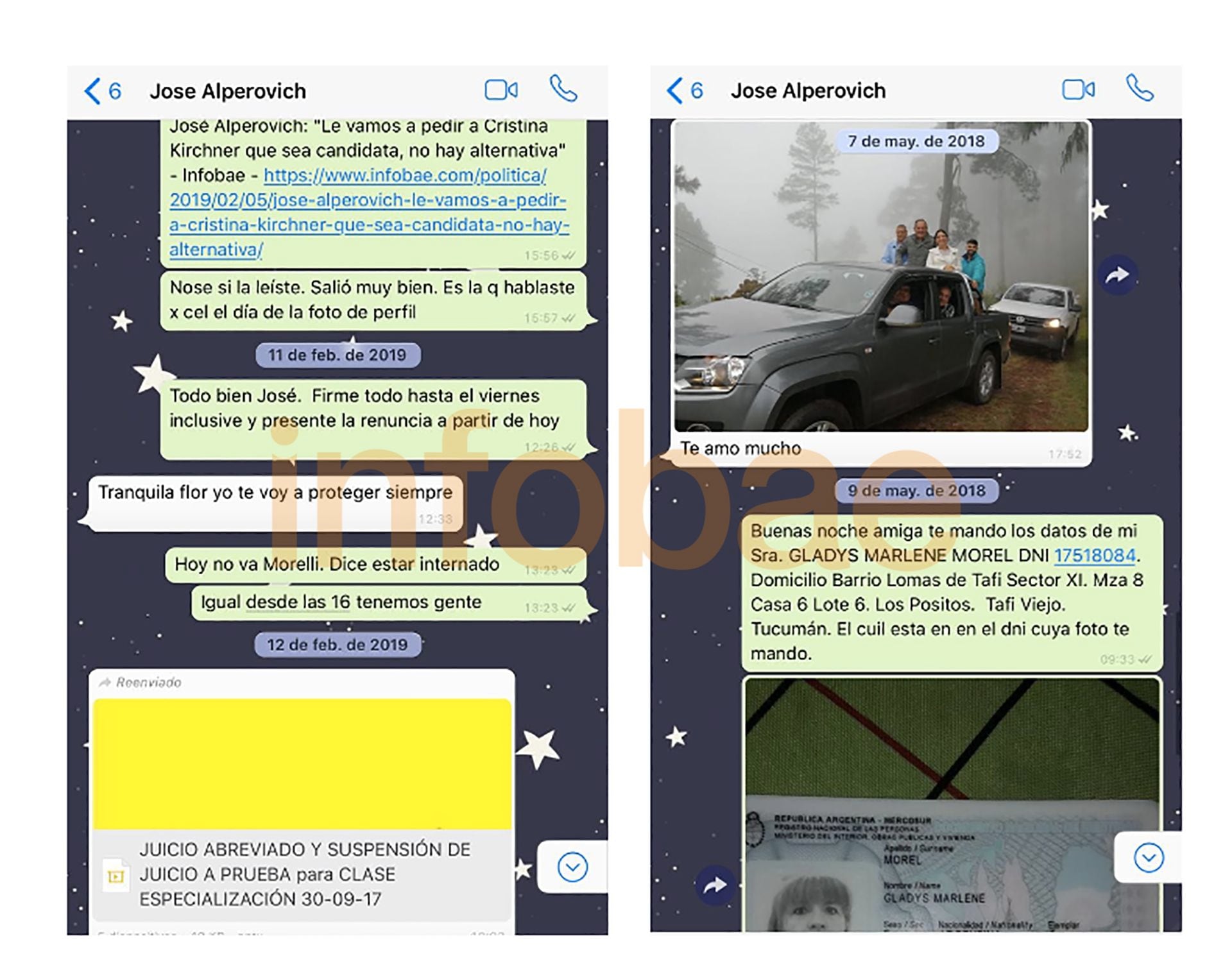 “Mirá como me ponés” y “sos mi dueña”: las frases de Alperovich y las  pruebas para procesarlo por abuso sexual - Infobae