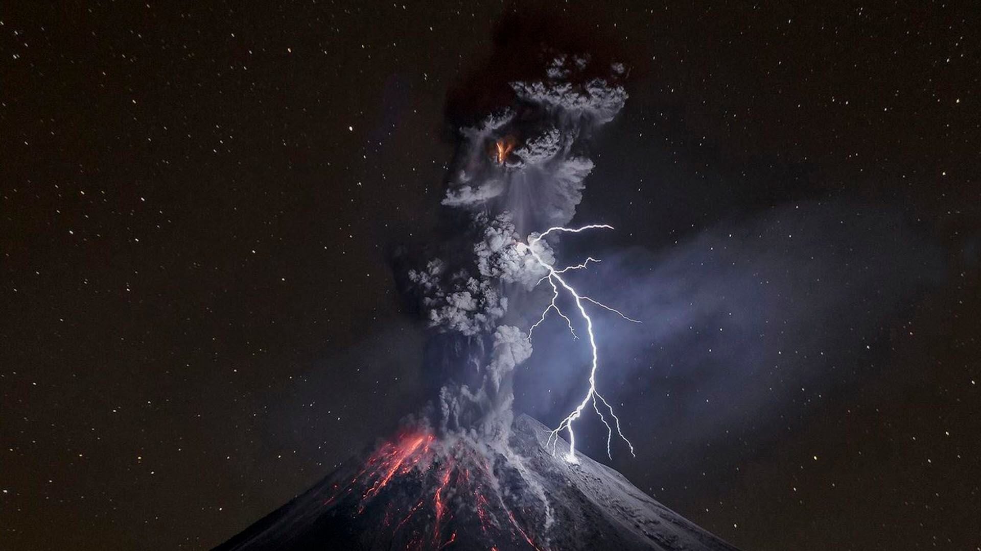 El Volcán de Colima es también denominado Volcán de Fuego. (Cuartoscuro)
