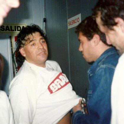 Diego Maradona, listo para entrar a GH (Fotos: @mgorban)