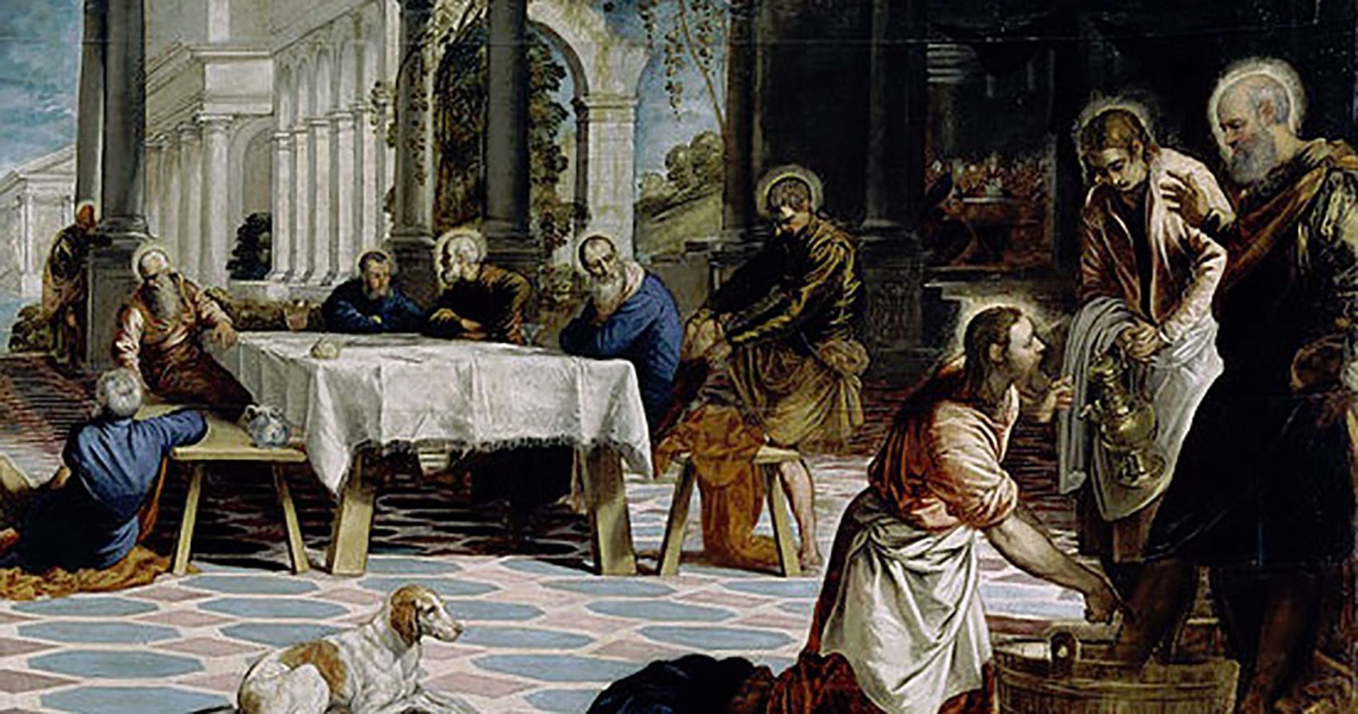 Lavatorio de los pies, Tintoretto